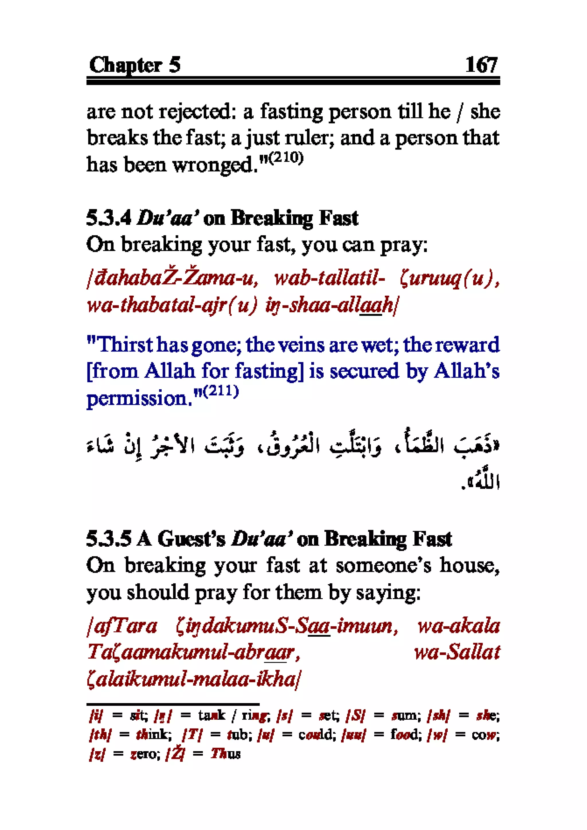 Selected adhkaar situations & supplications