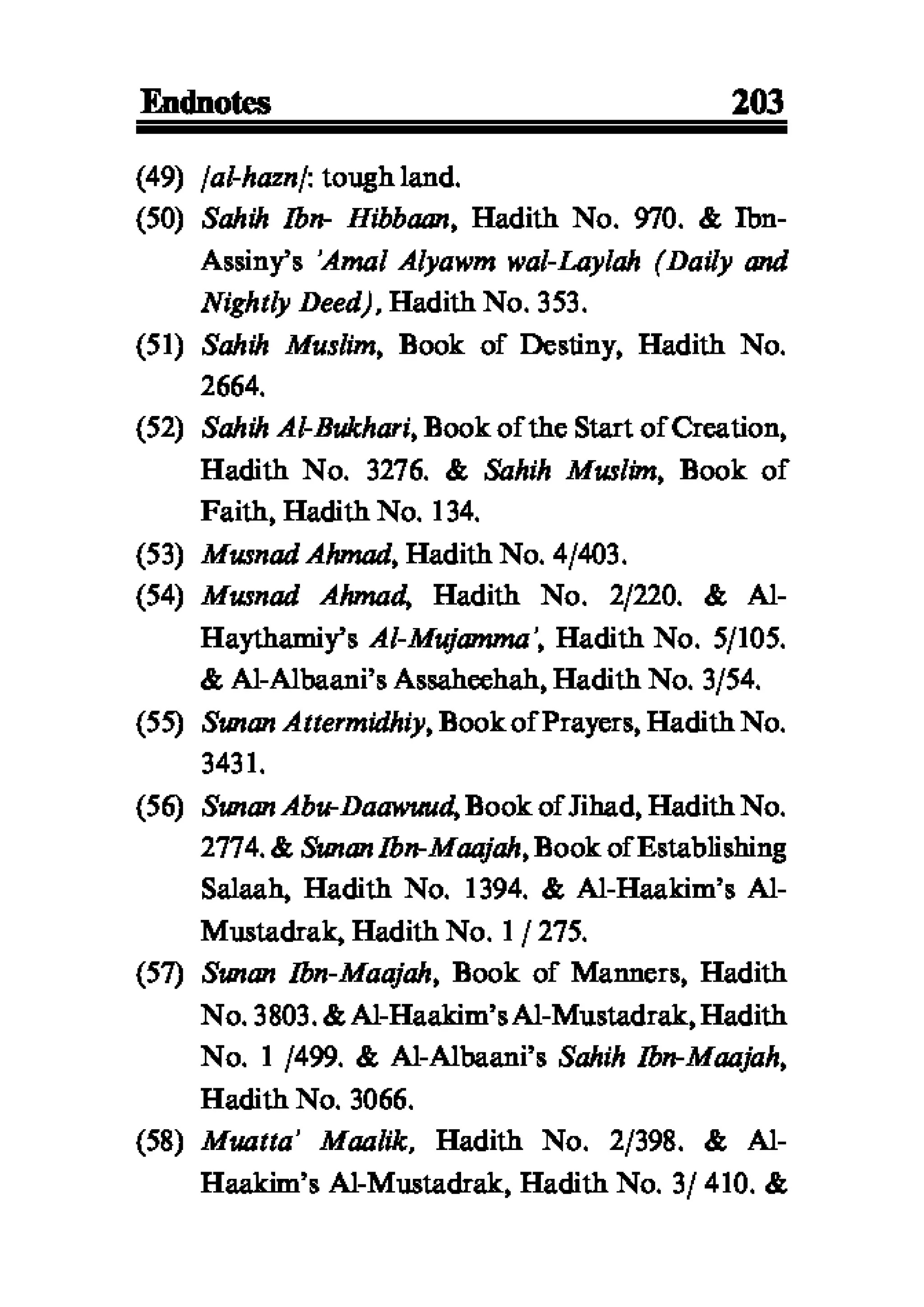 Selected adhkaar situations & supplications