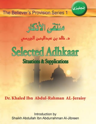 Selected adhkaar situations & supplications