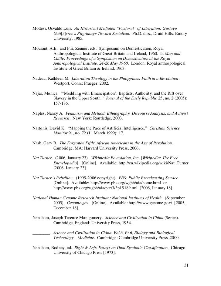 HOMO DOMESTICUS: Selected Bibliography HOMO DOMESTICUS: Selected Bibliography