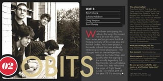 Selected+Collected Liner Notes