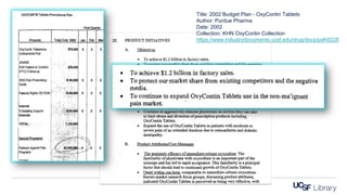 Title: 2002 Budget Plan - OxyContin Tablets
Author: Purdue Pharma
Date: 2002
Collection: KHN OxyContin Collection
https://...