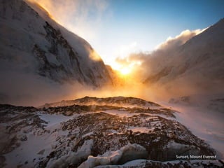 Sunset, Mount Everest
 