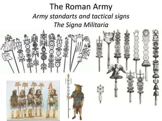 The Roman Army
Army standarts and tactical signs
The Signa Militaria
 