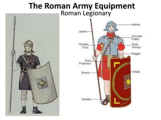 Roman Legionary
The Roman Army Equipment
 