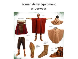 Roman Army Equipment
underwear
 