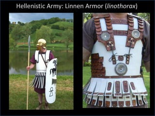 Hellenistic Army: Linnen Armor (linothorax)
 