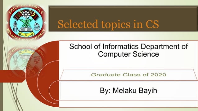 Selected topics in Computer Science | PPT