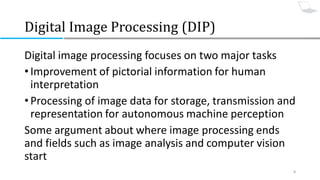 Introduction to digital image processing #1 | PPT