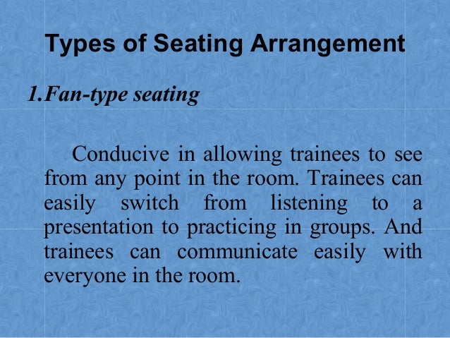 37+ Types of seating arrangement for training