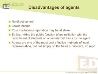 Selecting And Using Education Agents | PPTX