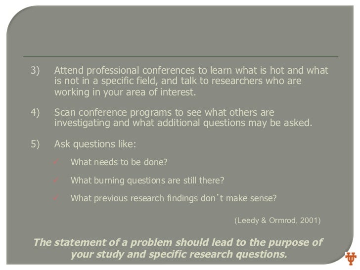 List of research topics image