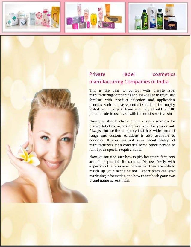 How To Pick Specific Manufacturer Of Private Label Cosmetics