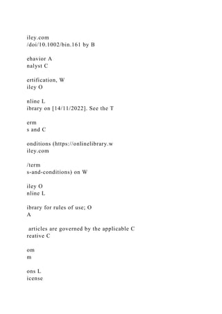 iley.com
/doi/10.1002/bin.161 by B
ehavior A
nalyst C
ertification, W
iley O
nline L
ibrary on [14/11/2022]. See the T
erm
s and C
onditions (https://onlinelibrary.w
iley.com
/term
s-and-conditions) on W
iley O
nline L
ibrary for rules of use; O
A
articles are governed by the applicable C
reative C
om
m
ons L
icense
 