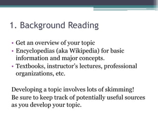 Selecting a Research Topic | PPTX | Medical Health