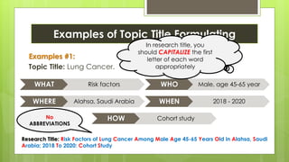Selecting research topic dr majdi | PDF