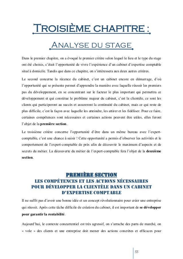 Exemple De Rapport De Stage Pdf Comptabilité - Le Meilleur ...