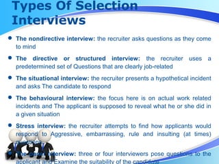Selecting Interviewees Selection | PPT