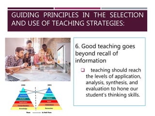 Selection and Use of Teaching Strategies | PPTX