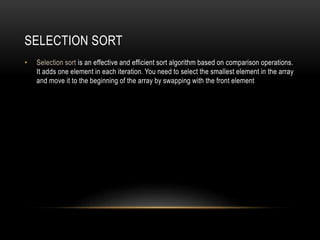 Selection-sort-in-algorithm and complexity.pptx image.