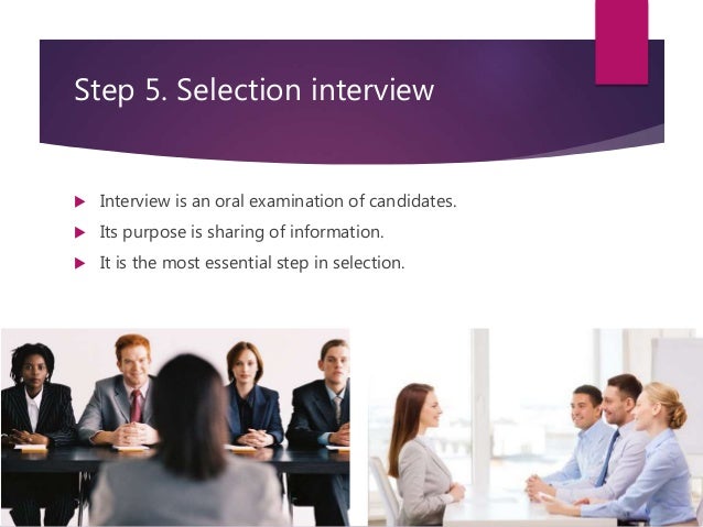 selection interview
