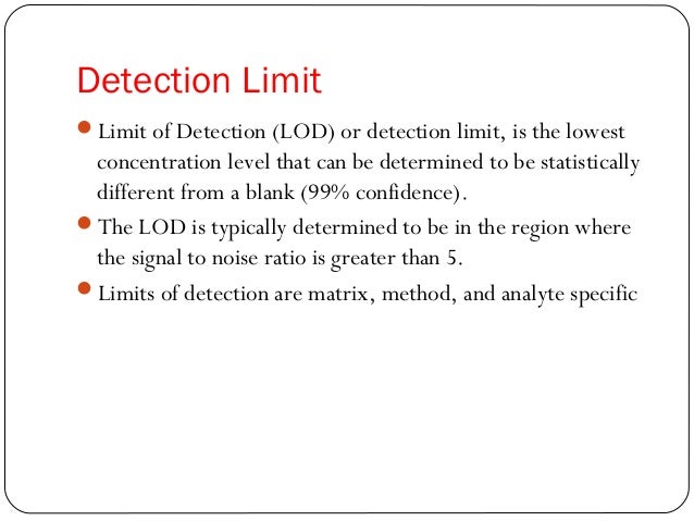 Selection And Calibration Of Analytical Method Amp Calibration Met