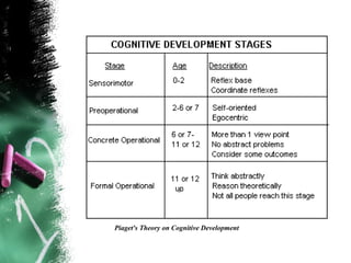 Piaget's Theory on Cognitive Development
 