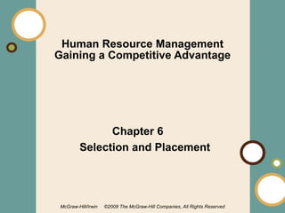 Human Resource Management Gaining a Competitive Advantage ,[object Object],[object Object]