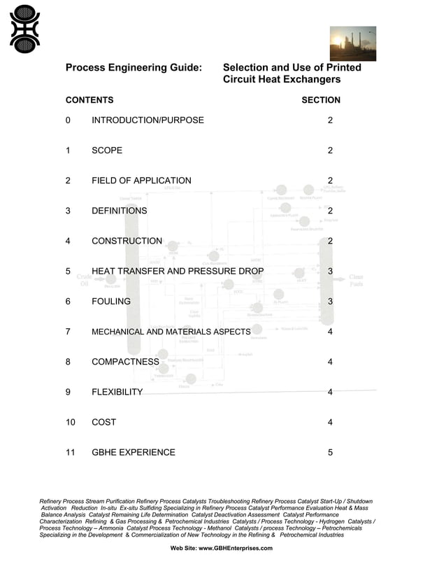 Selection and Use of Printed Circuit Heat Exchangers | PDF | Chemistry ...