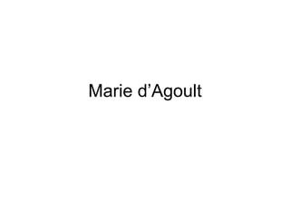 Marie d’Agoult 