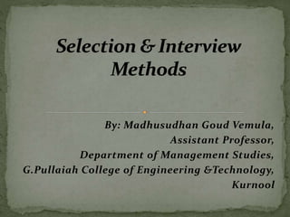 By: Madhusudhan Goud Vemula,
Assistant Professor,
Department of Management Studies,
G.Pullaiah College of Engineering &Technology,
Kurnool
 