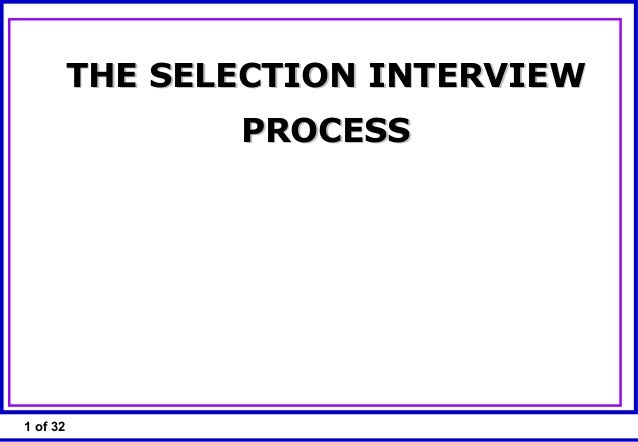 selection interview