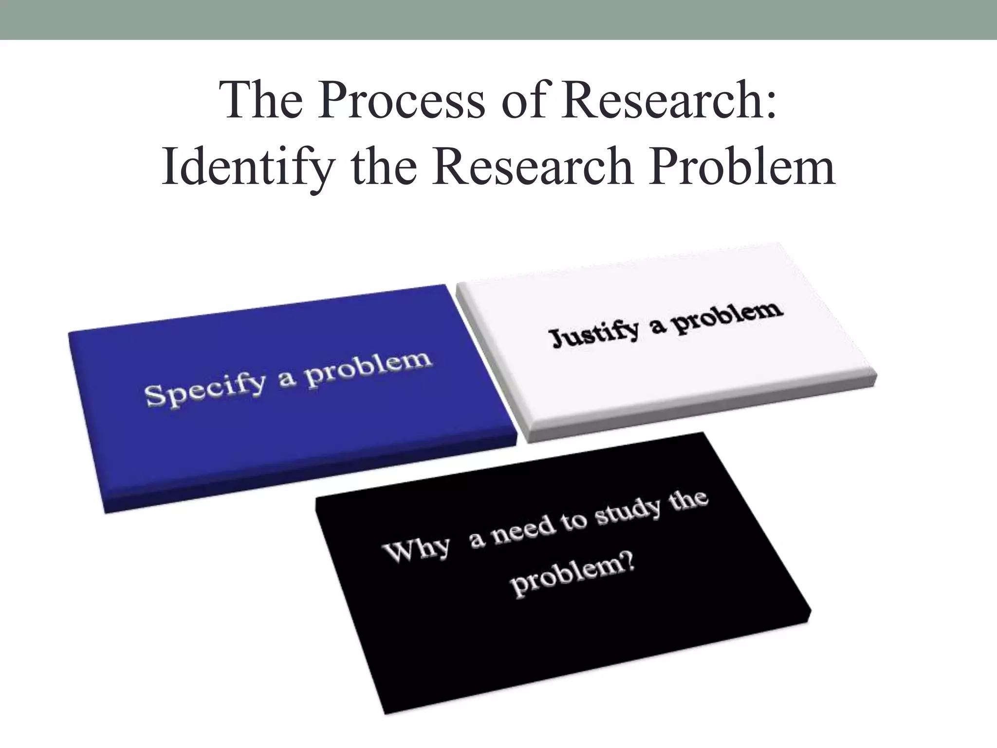 Selection of a Research Problem | PPTX | Educational Assessment | Education