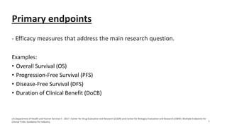 selection of endpoints in oncology research studies.pptx