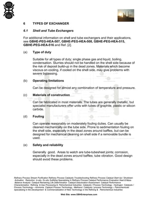 Selection of Heat Exchanger Types | PDF