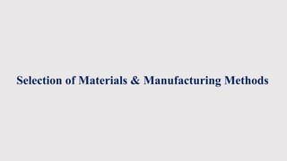 Selection of manufacturing methods for knuckle joint | PPTX