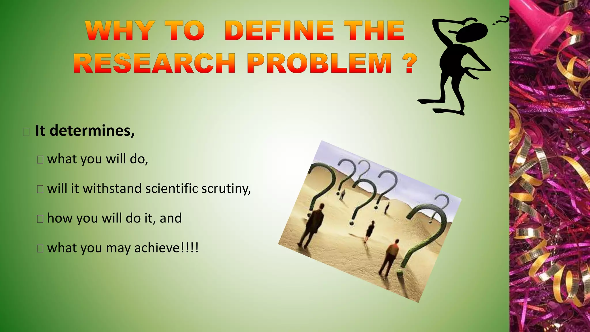 Selection of research problem | PPTX