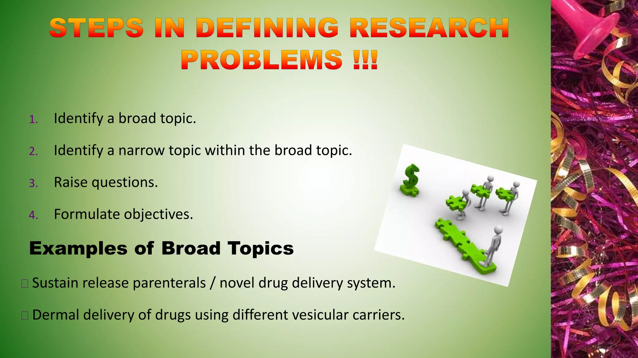Selection of research problem | PPTX