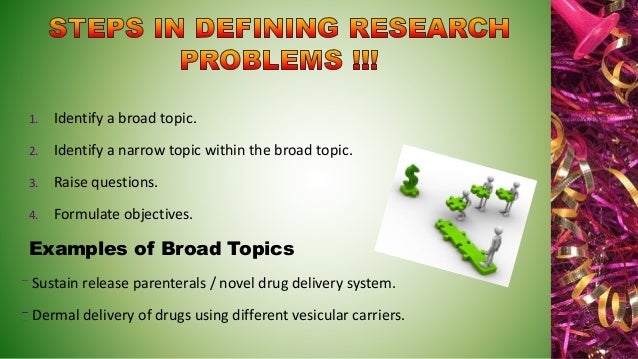 Selection of research problem