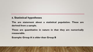 Statistical Hypothesis Example Problem selection of research problem .pptx