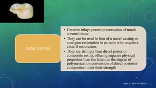 Selection of restorative materials | PPTX
