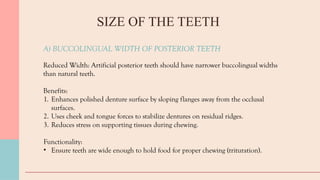 selection of teeth in complete denture.pptx