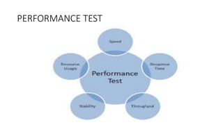 PERFORMANCE TEST
 