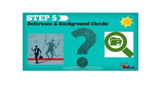 Background verification
 