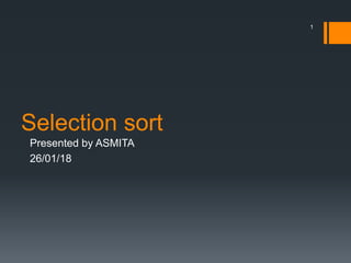 Selection sort(sorting algorithm in data structure) and its time ...