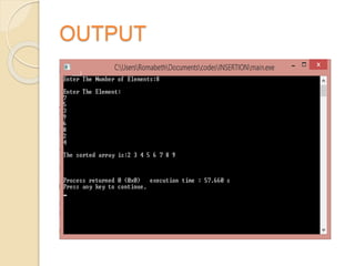 OUTPUT
 