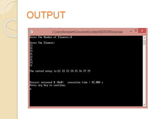 OUTPUT
 