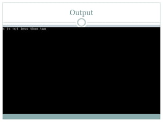 Selection Statements in C Programming | PPTX