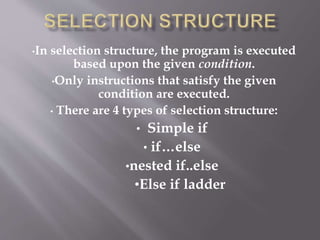 Selection structure | PPT