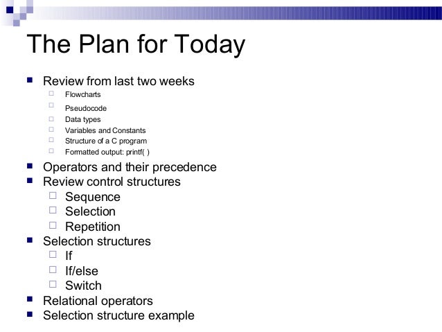 The Three Basic Selection Structures in C++ Programming Concepts